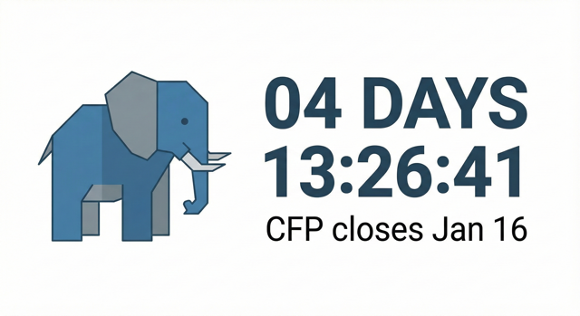 PGConf.dev 🐘 tweet media