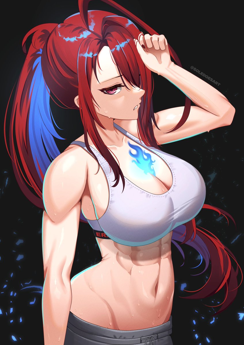 SoleDoesArt's tweet image. Been a while since I uploaded anything. 

Have buff Liz as my way of apology.