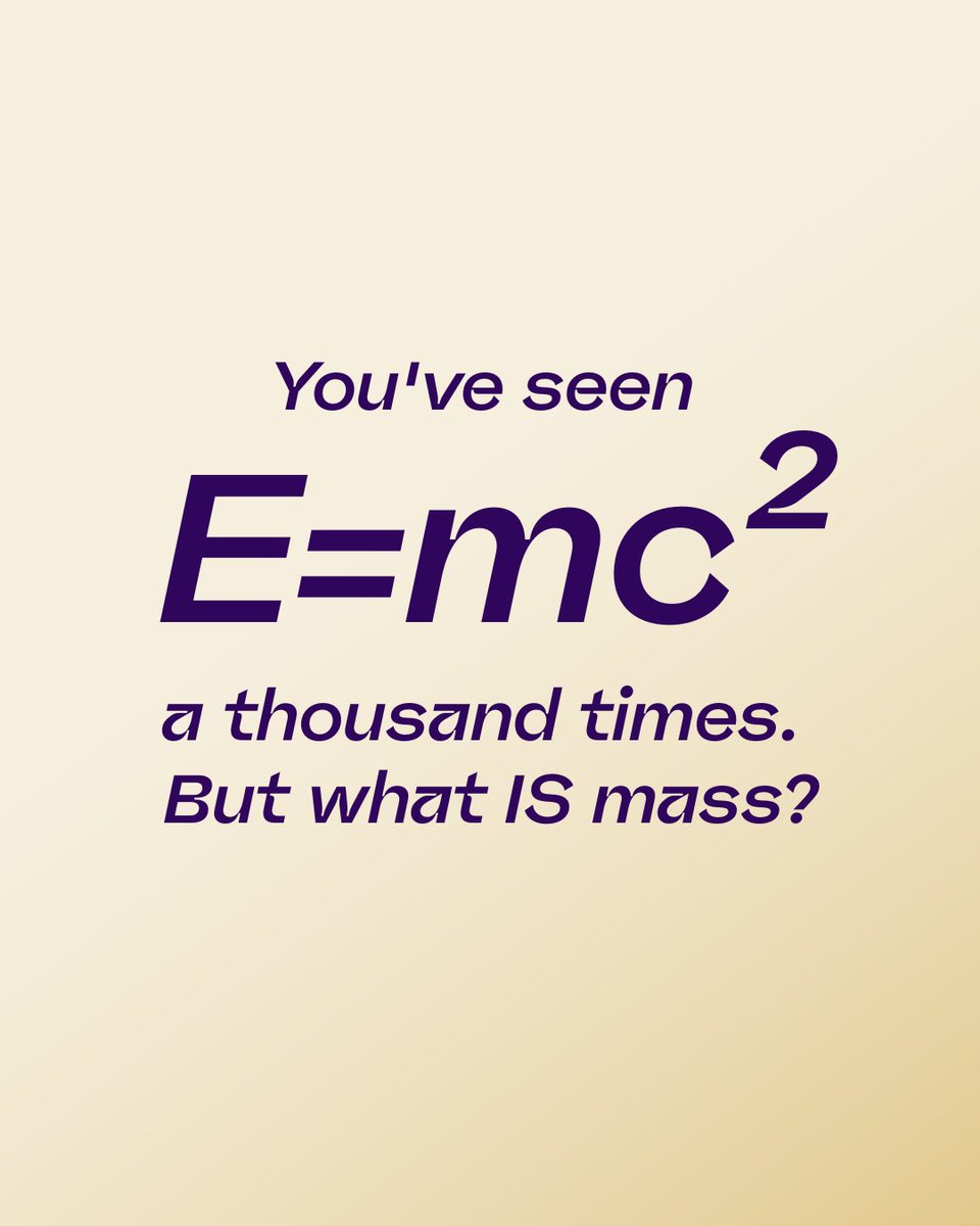 NassimHaramein's tweet photo. You've seen E=mc² a thousand times.
But what IS mass?
Einstein said mass equals energy. He didn't say where it comes from.
Answer: geometry. The proton filters vacuum energy through two horizons. What survives = its mass.
No free parameters.
Share if this lands. https://t.co/nPOIehyNeD