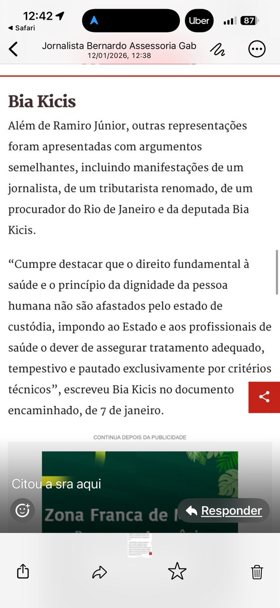 Biakicis's tweet image. metropoles.com/brasil/cfm-cit… Sim, um dos emails encaminhados ao CFM solicitando providências quanto às condições a que @jairbolsonaro está exposto, apesar de seu quadro de saúde foi de minha autoria. Não podemos nos calar diante de tanta perseguição e da gravidade do caso.