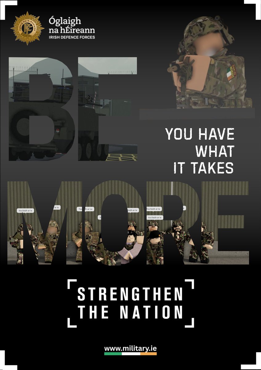 Do you have what it takes to be an Army Ranger?
Be More.
🇮🇪 Join today: discord.gg/tVerzKp4Ph