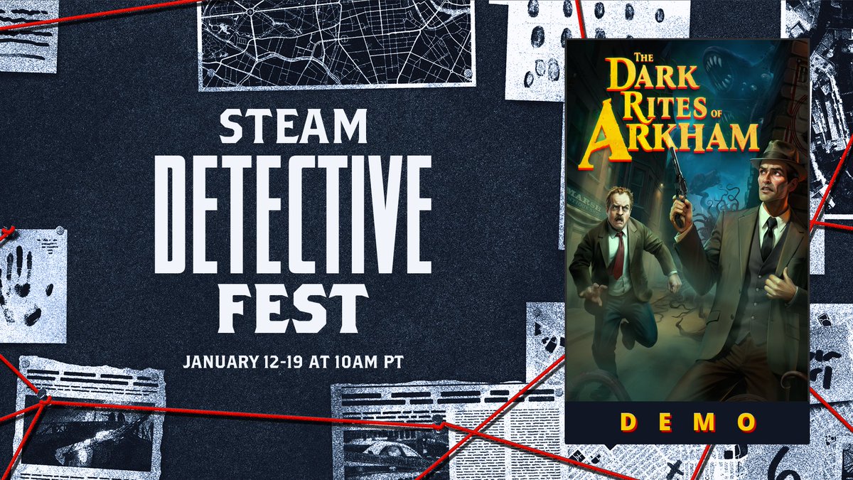postmodernadv's tweet image. The #SteamDetectiveFest festival has begun, and The Dark Rites of Arkham is part of it!

If you haven’t played the demo yet, now is a great excuse to do so!

🔍⬇️store.steampowered.com/app/3566870/Th…