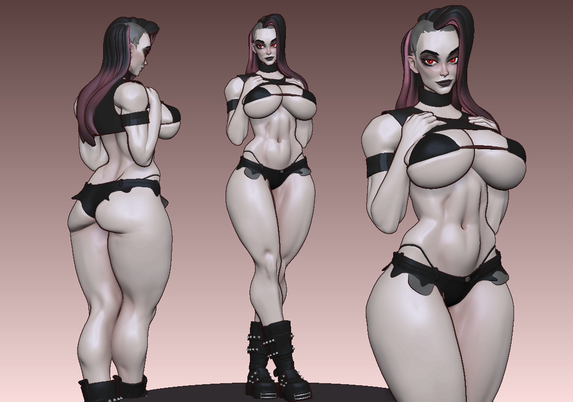 _ssubrosa's tweet photo. A small update. Now she has cool boots. 

Original art by @NestHarpy https://t.co/XbzEE8drNN