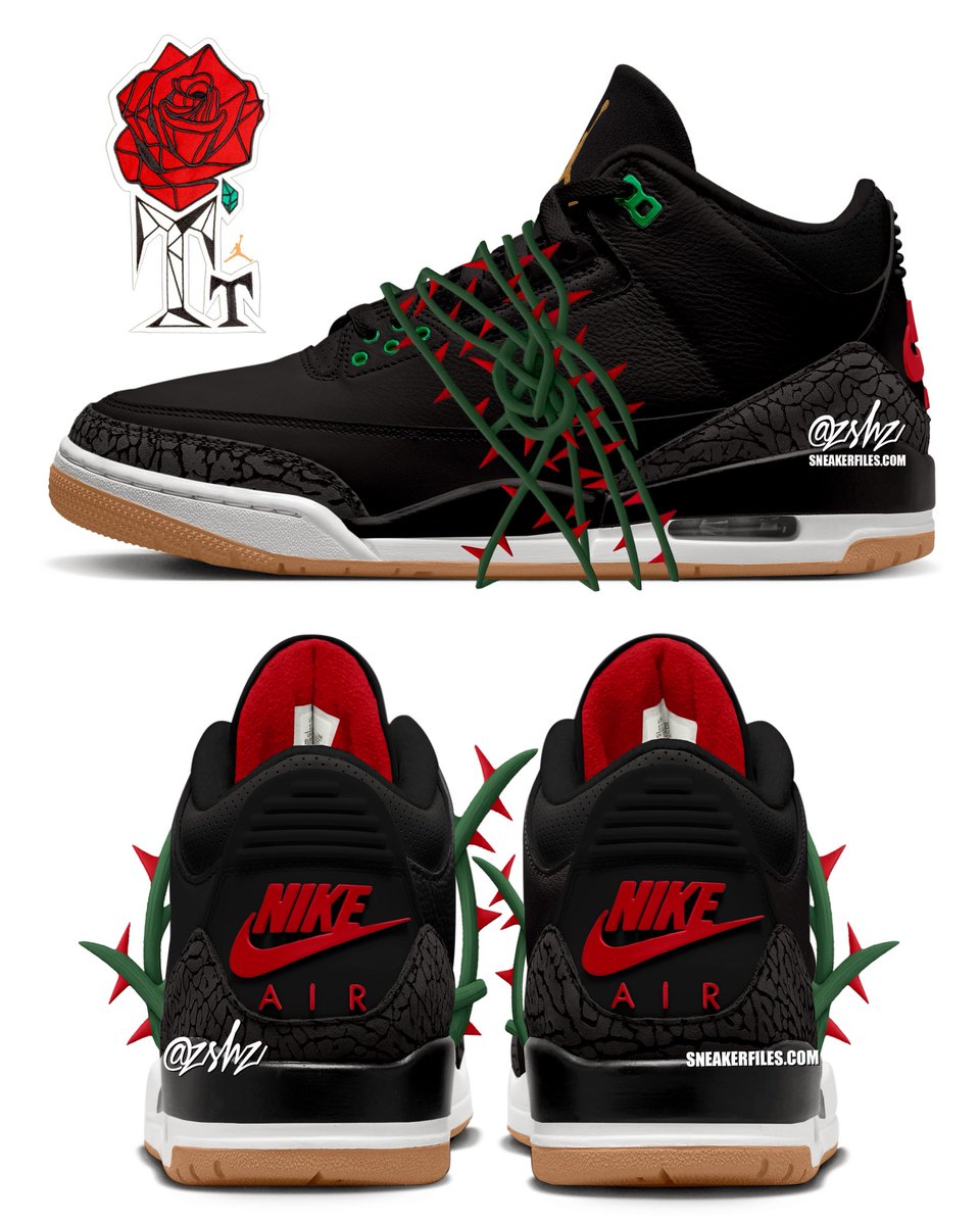 Teyana Taylor x Air Jordan 3 Releases Spring 2026 🌹 @TEYANATAYLOR