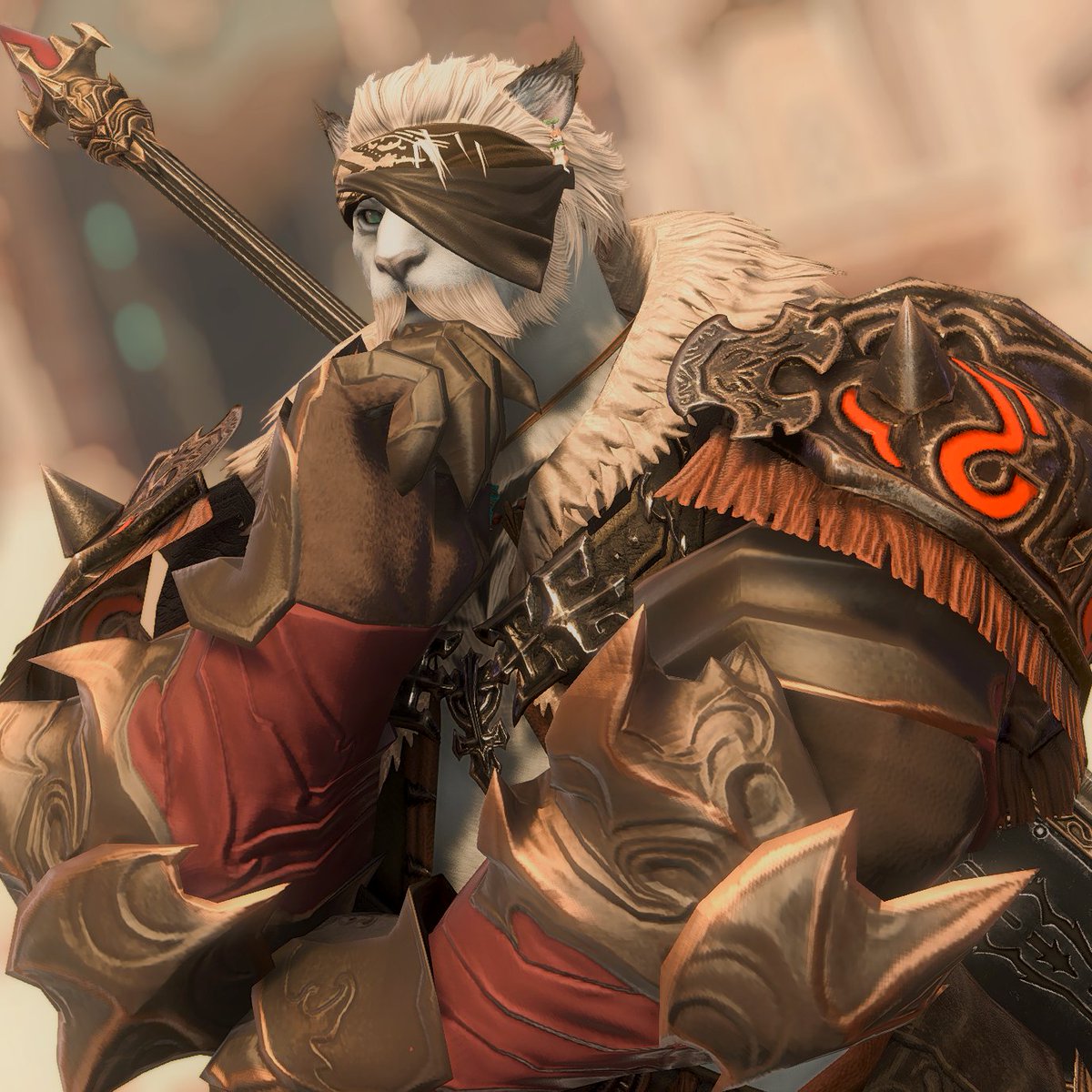 なんか最後の方に仲間になるスピード犠牲パワー特化型の獣人おっさん仲間のやつ
#FF14 #ロスガル