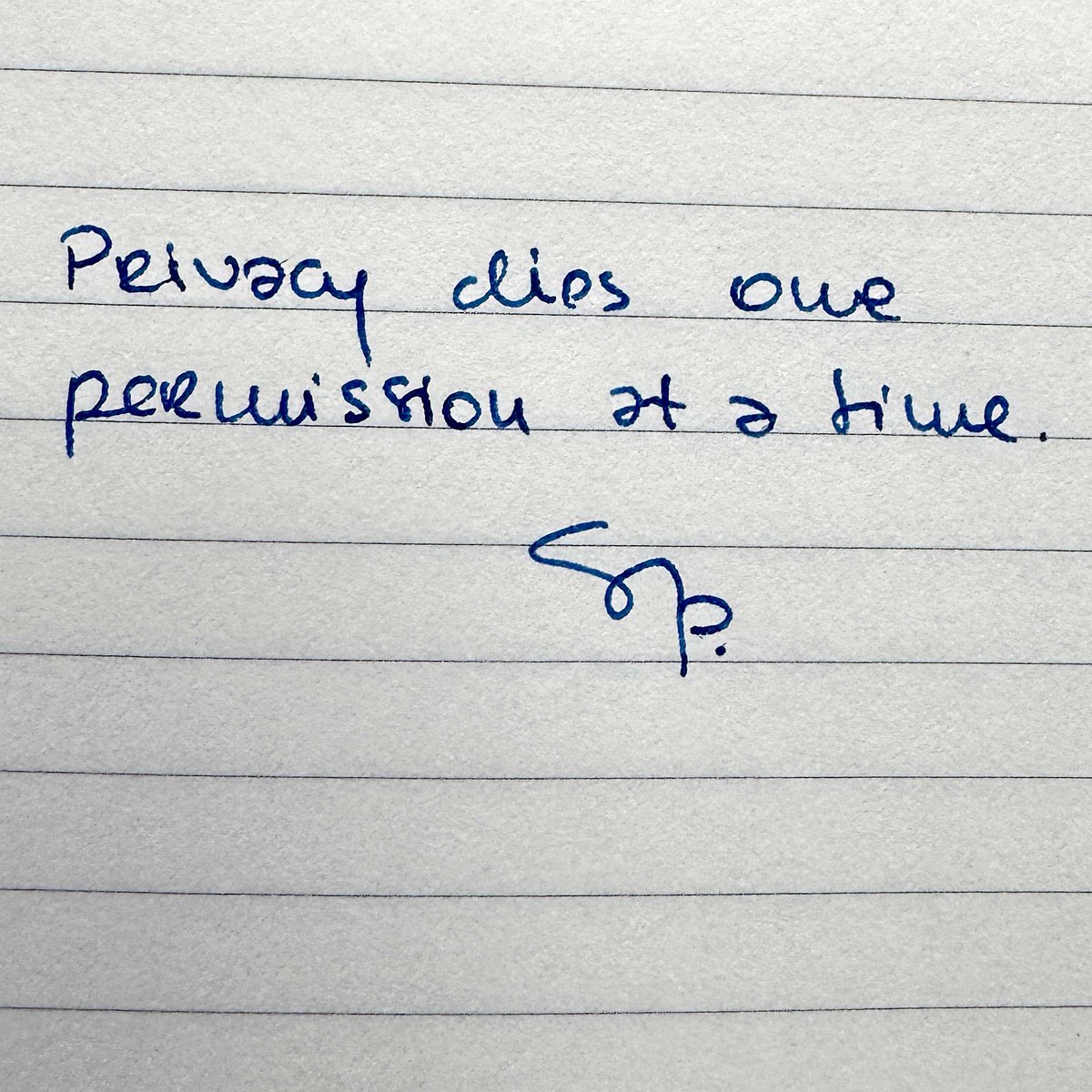 Privacy dies one permission at a time.