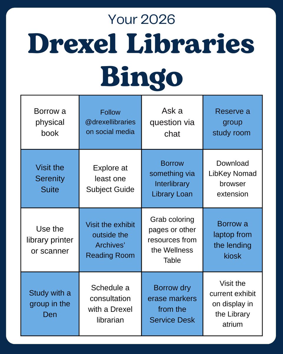 Drexel Libraries tweet media