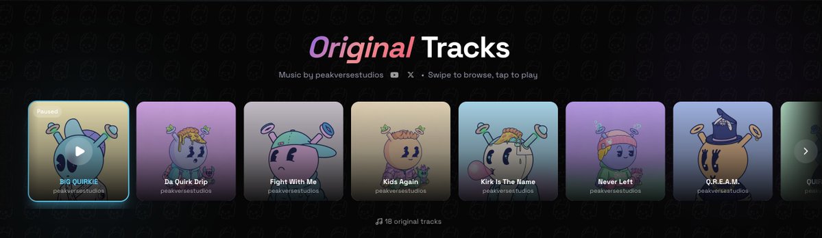 We've been working and NOW IT'S TIME

NEW Quirkies Official Website is NOW LIVE

➡️ Quirkies.io ⬅️ GO VISIT and check it out

We are really happy with how this came out, but we're also excited knowing it is not the final. We will be doing consistent updates and