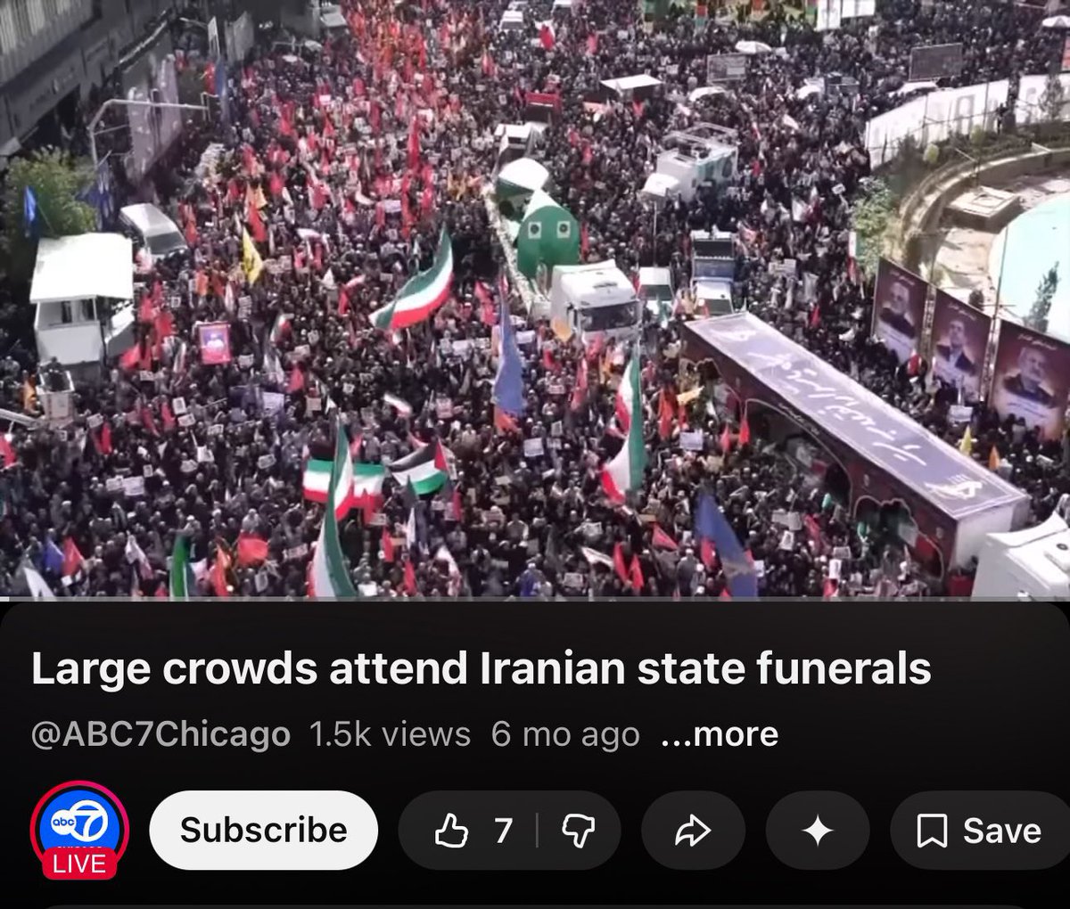 Most regime footage from the so called rally today is taken directly from this video and edited. 

Tehran is not a pleasant, warm city in January and the mullahs are banking on Westerners being unaware of this fact. 

If you notice leafy trees, it's OLD.