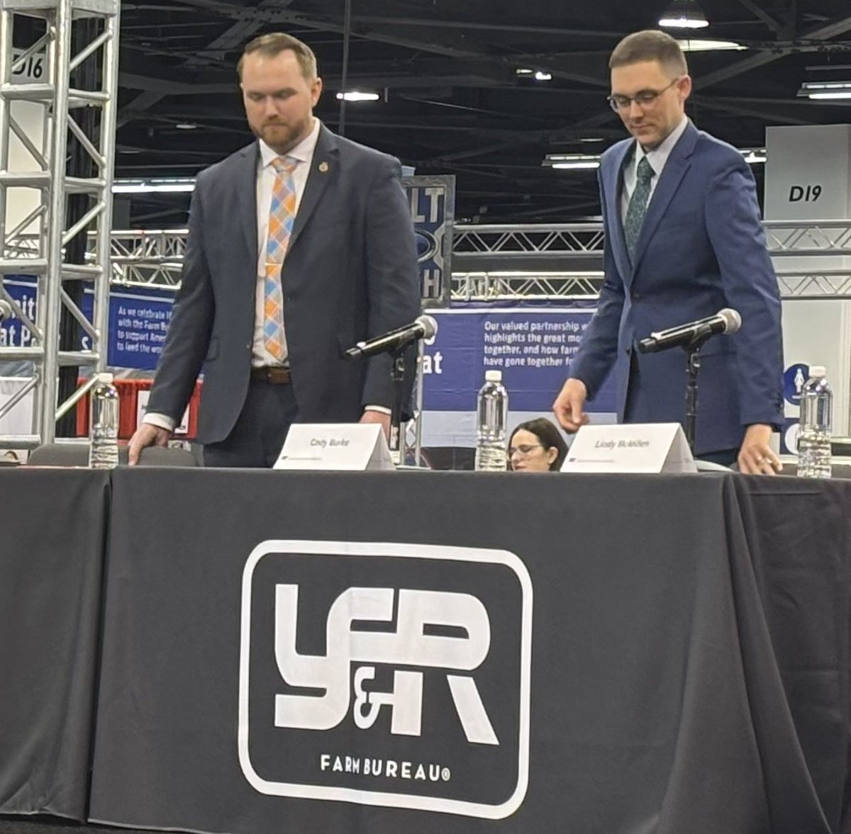 TSloup_FW's tweet photo. Kade Hill of Livingston County takes the stage at the YF&amp;R final four Discussion Meet! #AFBF26 https://t.co/QY19ZpWGkg