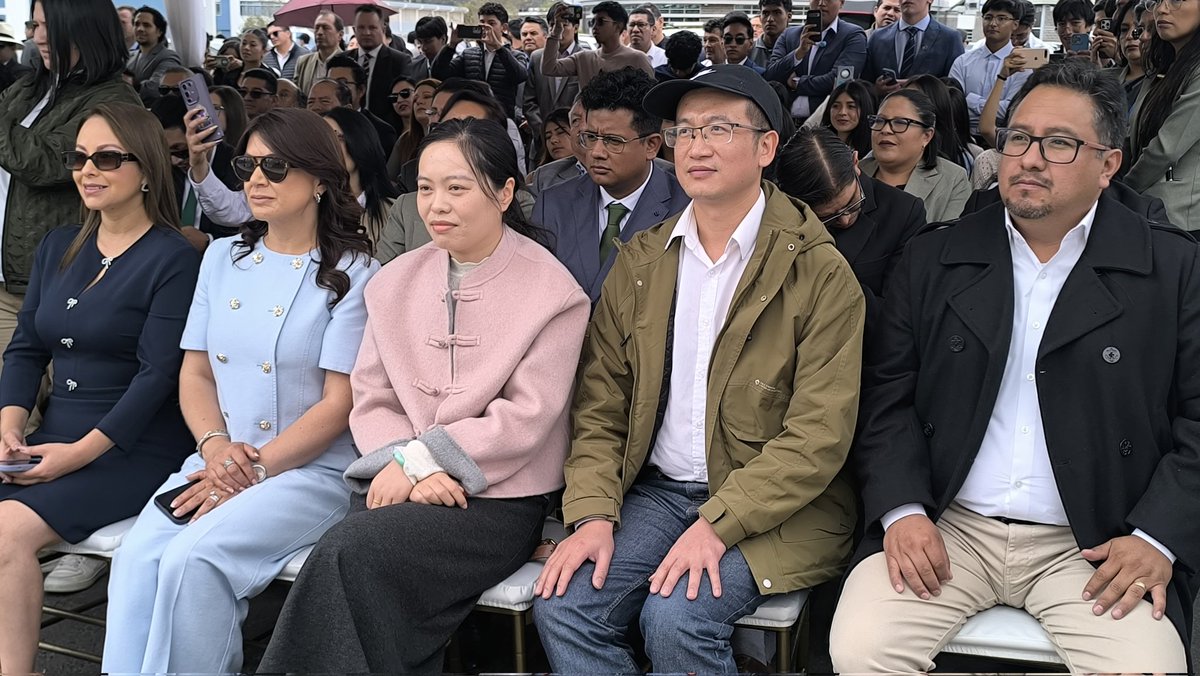 Guo Shengkai, apoderado de Shandong Energy Group., señaló que la entrega del nuevo edificio de la Fac. de Recursos Naturales constituye un logro importante de la cooperación internacional, en beneficio de la #ESPOCH, su comunidad académica y el desarrollo científico del país.