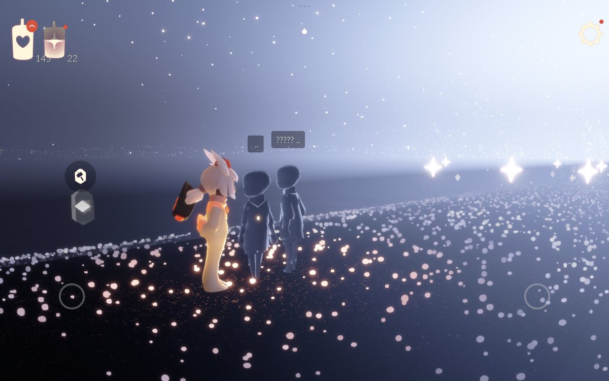 raivlys_'s tweet image. Sky cotl game ga jelas anjer bugnya ngikut sampai rebirth masa kita di tempat #calming #relaxing masih kedengaran suara angin badai eden