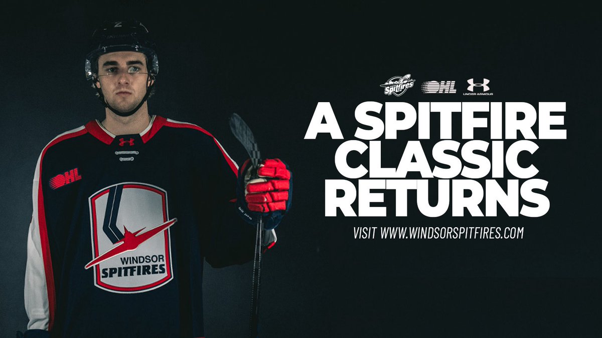 It has been nearly two decades since the Spitfires last donned this fan-favourite look on the ice. The jersey was last worn in 2008 by Spitfires legends including Ed Jovanovski, Bill Bowler, Steve Ott, Mickey Renaud, and countless others who proudly represented the club in this