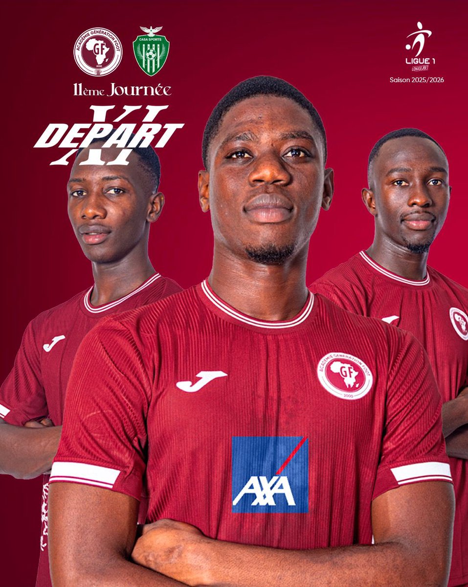 GFoot_Senegal's tweet image. Les 𝐗𝐈 𝐆𝐫𝐞𝐧𝐚𝐭𝐬 pour affronter le Casa Sports 👊🏻🔥

#GFCASA | #teamgrenats