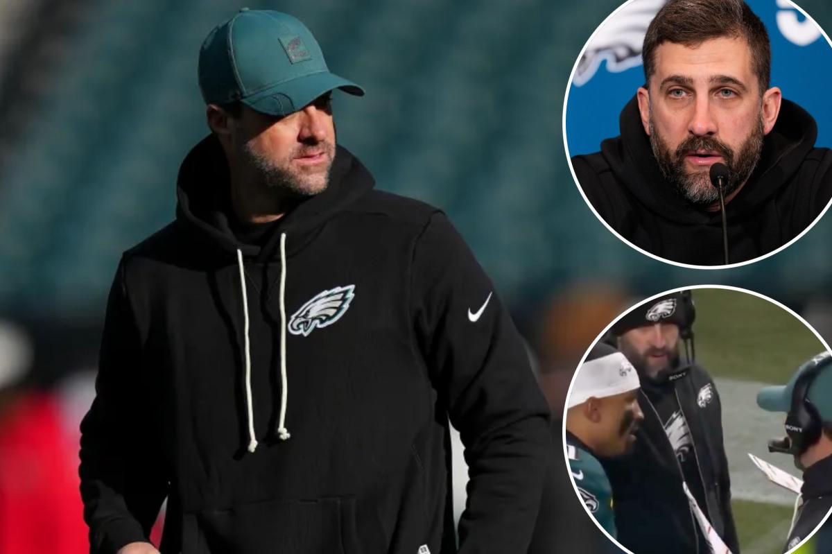 nypost's tweet photo. Eagles expected to fire offensive coordinator Kevin Patullo with ‘mass changes’ coming https://t.co/X8rpXXhwr4 https://t.co/2ReHpgdyN9