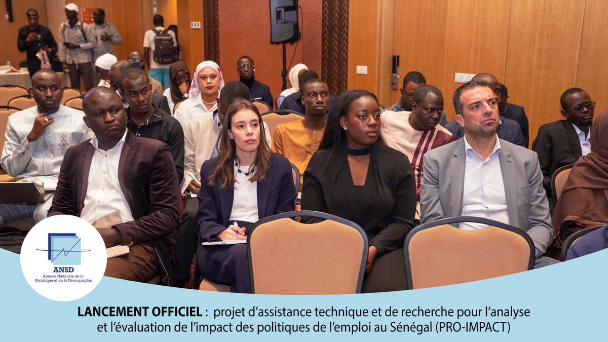 statsenegal's tweet photo. L’ANSD a pris part, ce 12 janvier 2026, avec @AICSDakar au lancement du projet #PROIMPACT, présidé par le Ministre M. Moustapha @NjekkSarre. Objectif : analyser et évaluer l’impact des politiques de l’emploi grâce à des données fiables, au service des décideurs publics.
#StatSN https://t.co/0qnyoWRnfh