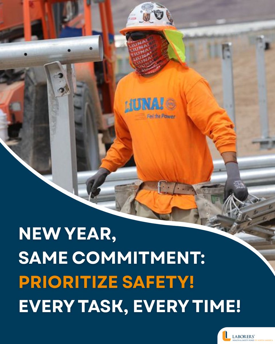 LHSFNA's tweet image. This year, make it your New Year's resolution to always take that extra moment to work safely. #NewYearsResolution