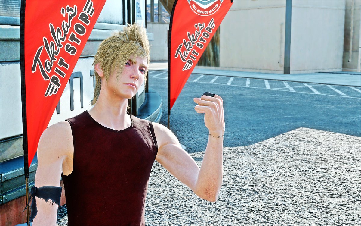 #⃣繋がらなくていいから俺のプロンプトを見てくれ #FF15 #FFXV
おはよー　でたまにガッツポーズするのねもしかして？