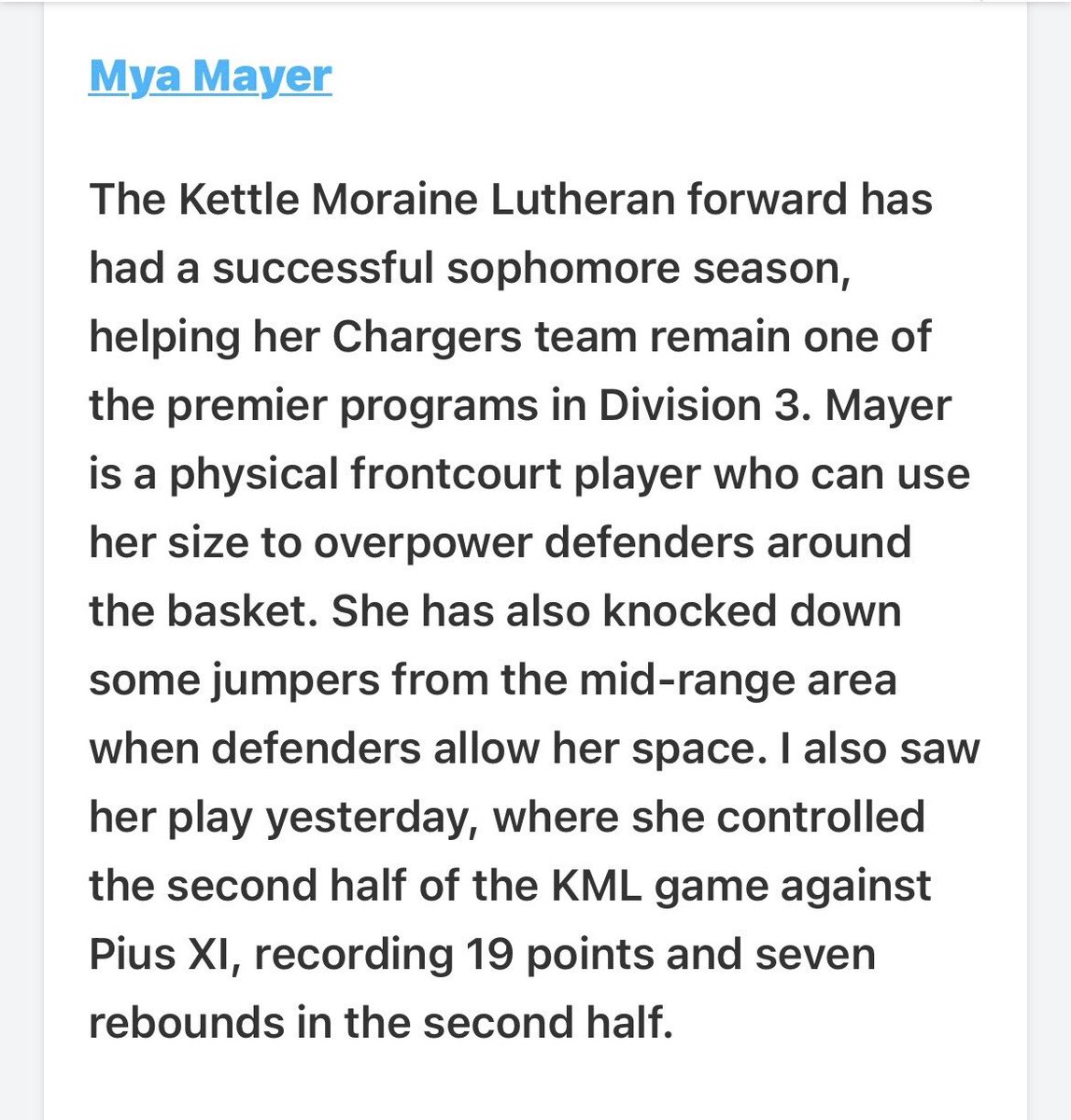 Mya Mayer tweet media