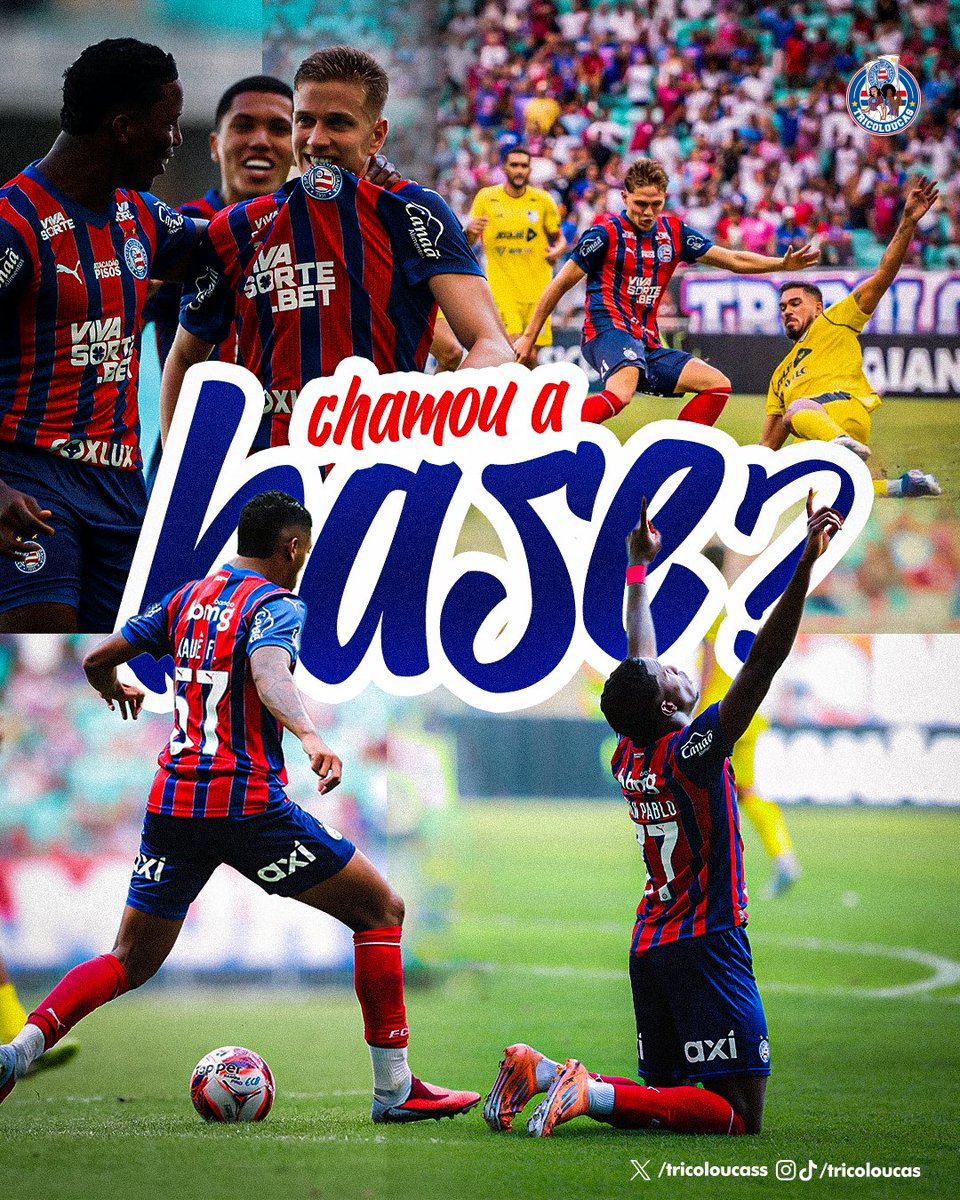 tricoloucass's tweet photo. A base mostra a força do Esquadrão e garante o triunfo tricolor! 💙❤️👏
#BBMP #Tricoloucas #ABaseVemForte #Bahêa https://t.co/PmUps21fKy