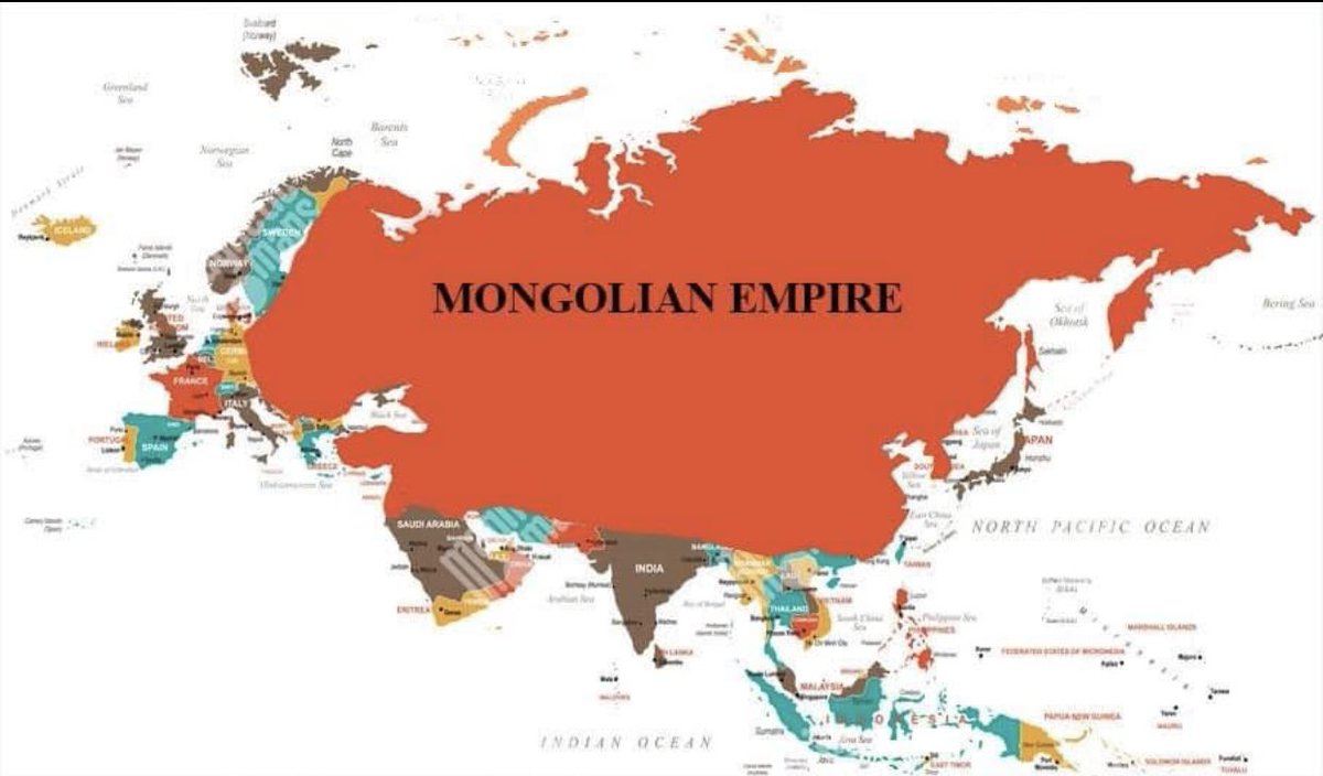 Нэгэн цагт Монголын эзэнт гүрний нэг хэсэг байсан улсууд:

🇲🇳 Монгол
🇨🇳 Хятад
🇷🇺 Орос
🇮🇷 Иран
🇹🇷 Турк
🇺🇦 Украин
🇮🇳 Энэтхэг
🇵🇰 Пакистан
🇰🇿 Казахстан
🇺🇿 Узбекистан
🇹🇲 Туркменистан
🇰🇬 Киргизстан
🇹🇯 Тажикистан
🇮🇶 Ирак
🇦🇫 Афганистан
🇦🇿 Азербайжан
🇦🇲 Армени
🇬🇪 Гүрж
🇸🇾 Сири
🇲🇩 Молдав
🇷🇴