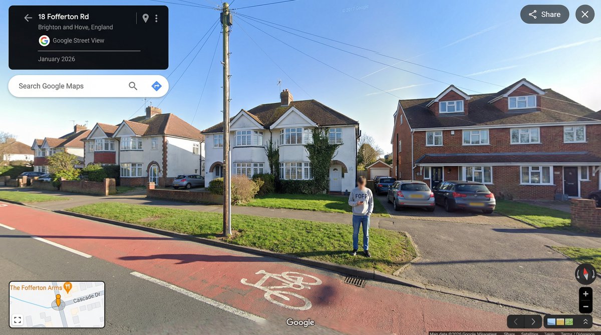 Street View selfie UI