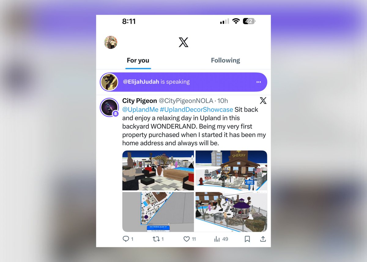 TheTawnyShow's tweet photo. The future is LIVE &amp; ONLINE! 
Happy Monday! 
My POV: That moment you log into X and see that  @ElijahJudah from the Metaverse is speaking!! 
.
.
.
#ScreenShot #POV #FutureOfGaming #GamerGirl #WhatisLife #Inspire #BetterWorld #Create #MetaverseLife #NFTLife #MondayVibes https://t.co/8RswoYABRV