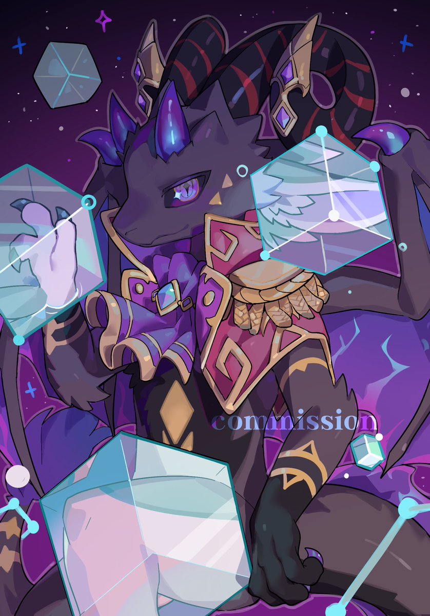 依旧是旧图（？ 大概是 #DVC 和 #avali 穿插在一起吧 commission for <a href="/liur62/">Liur62</a>