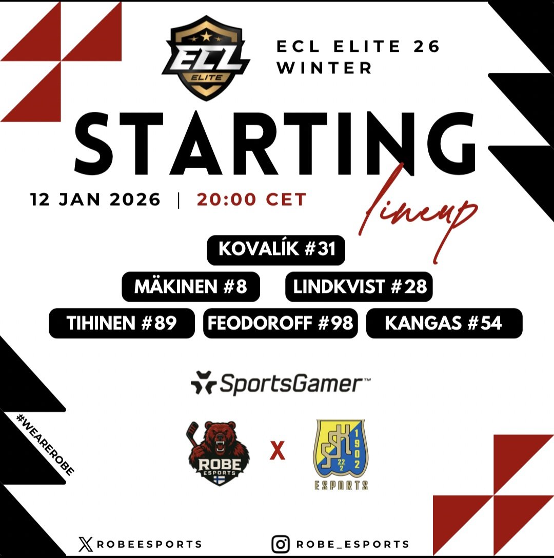 🔥GAMEDAY🔥

⏰️20:00 CET
🆚️SSK Esports 
📺twitch.tv/tihizu

#wearerobe