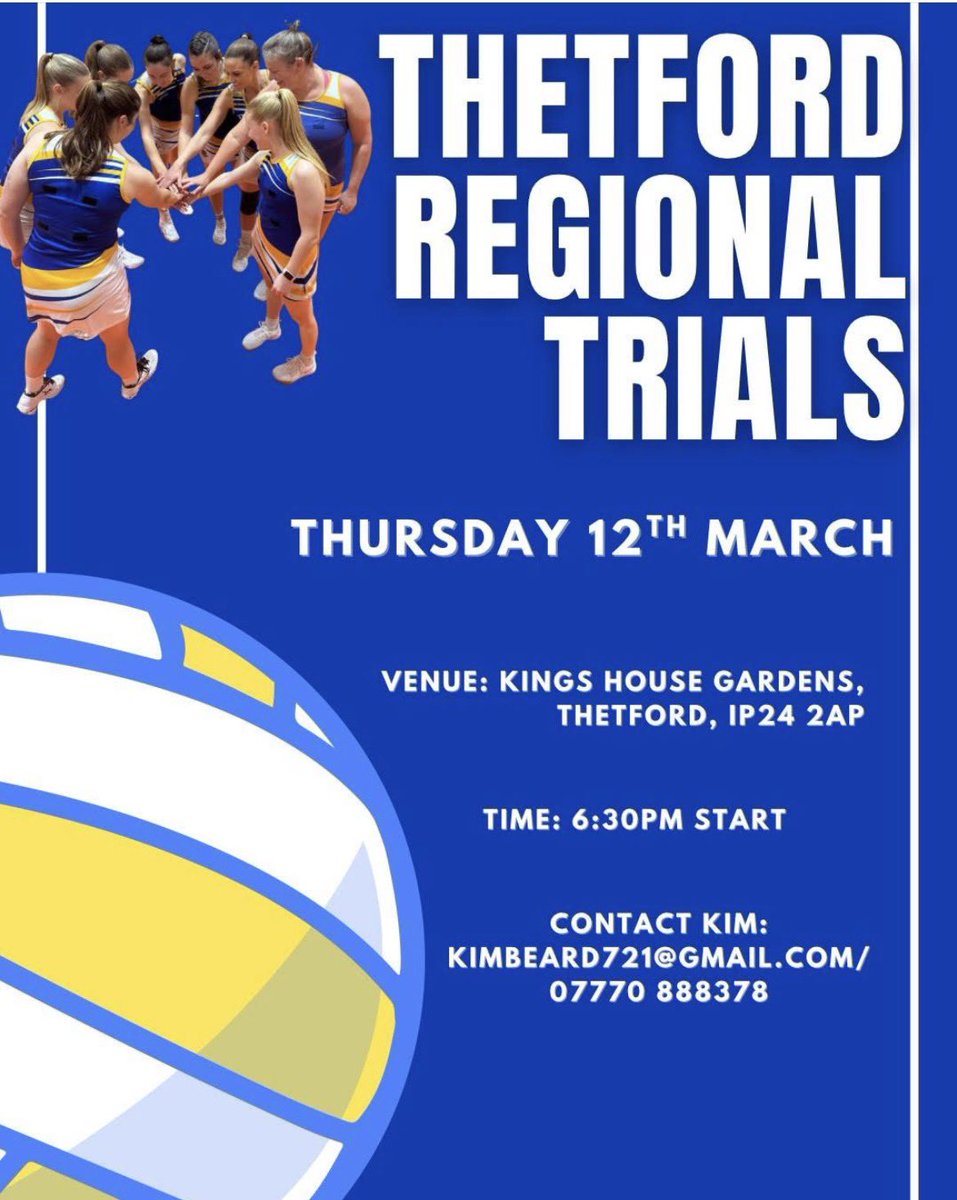 We are looking to recruit new players for our regional squad, please get in touch today if you or someone you know may be interested! 💙🤍💛