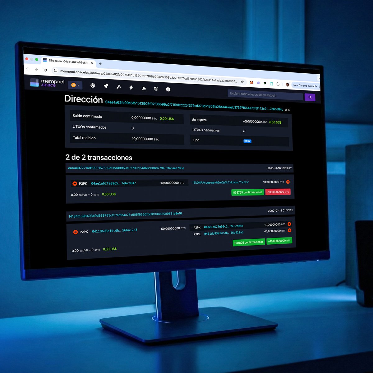 El 12 de enero de 2009, Bitcoin se movió por primera vez. Sin precio. Sin  exchanges. Sin mercado. Solo una transacción, y una idea brillante: valor  sin permiso. 👇🧵