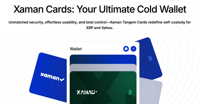 XRPLLabs's tweet photo. Ultimate security for $XRP. Since day one. 

The safest option for self-custody. If you want to take it further, pair it with an optional cold wallet using Xaman cards.

Managing $XRP has never been safer or more convenient.