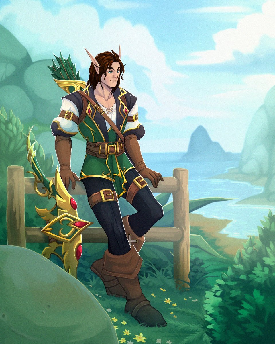 Peaceful moment and handsome character for phylok (blsk)