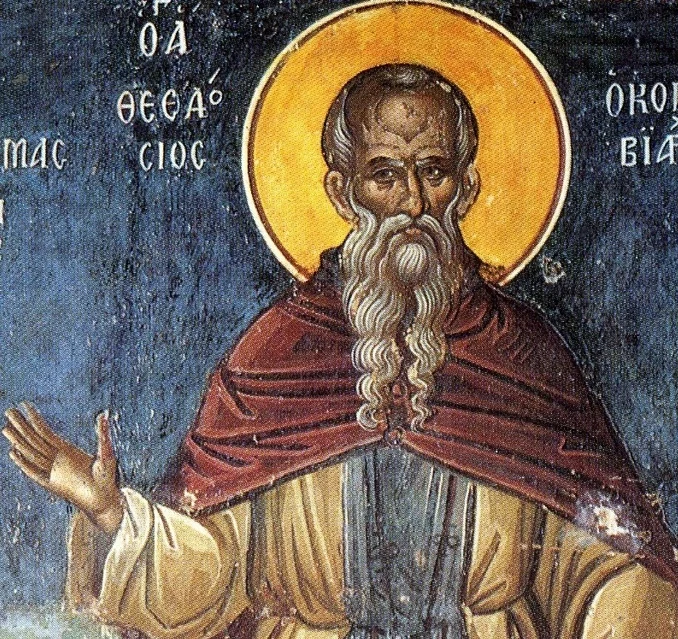 timelessfaithh's tweet photo. Day 11/365

January 11th – St. Theodosius the Cenobiarch (c.423-c.529)

Church historian Theodore of Petra and later hagiographers record that St. Theodosius the Cenobiarch was born in Cappadocia in Asia Minor and, from a young age, was drawn to the ascetic life.

Seeking greater holiness, he traveled to the Holy Land and placed himself under the guidance of St. Longinus, a hermit near Bethlehem, before eventually founding his own monastic community.

Around the late 5th century, Theodosius established a large monastery near Bethlehem that organized monks into a cenobitic (communal) way of life, earning him the title Cenobiarch, or “father of communal monks.”

His monastery became a model for organized monasticism in the East, housing Greeks, Armenians, Syrians, and others, each praying in their own language but united under one rule.

Because of his holiness and leadership, Theodosius was appointed overseer of all cenobitic monasteries in Palestine by the Church authorities.

He endured persecution and exile for opposing the Monophysite heresy, remaining steadfast in Chalcedonian orthodoxy until his return.

My favourite part of his story is this one chronicled by Theodore of Petra: 

When the emperor Anastasius I pushed Monophysite heresy, St. Theodosius the Cenobiarch refused to bend. He lit a fire at his monastery and declared that any monk who denied the Council of Chalcedon should step into the flames, while the faithful should stand firm even unto death. For this open defiance, he was exiled and imprisoned, yet his stand hardened orthodox resistance across Palestine.

Theodosius proved that monks were not hiding from the world, but guarding the truth at its gates.

St. Theodosius governed his monasteries until his death in 529, and he was venerated as a saint whose legacy shaped Eastern monastic life for centuries.

Patron saint of:

- File-makers

St. Gregory of Nyssa, pray for us.

✠