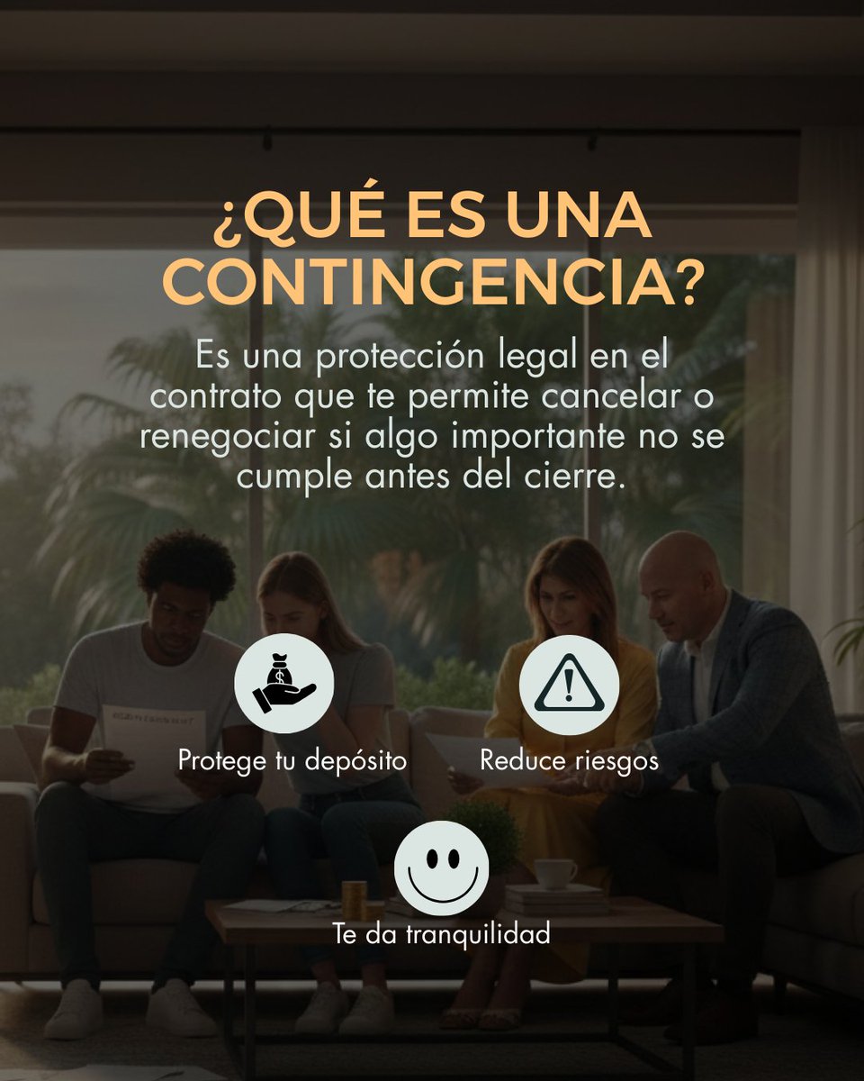 FHomegroup's tweet image. ❌ Un error en el contrato puede costarte miles de dólares… y casi nadie te lo explica. Si estás por comprar o invertir, no firmes a ciegas.

📩 Escríbeme por DM y te explico qué contingencias necesitas según tu caso.

#RealEstateFlorida #InvertirSeguro #EducacionFinanciera