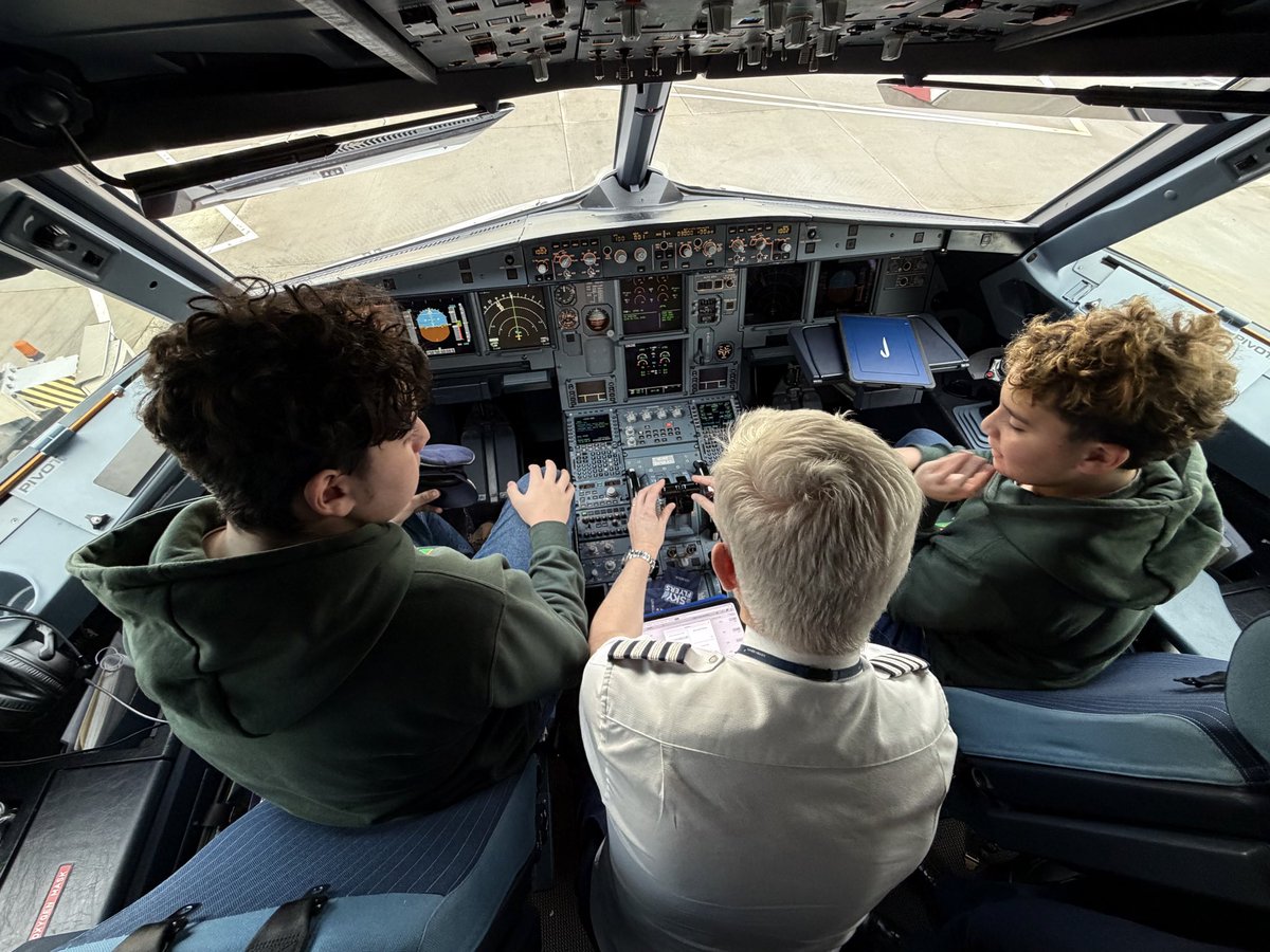 eamonbarker's tweet photo. Hey @British_Airways, we just had the most unbelievable flight on BA359! ✈️ 
Nigel & Adam were absolute rock stars in the flight deck, Shane & the cabin crew delivered the best service in ages.

Nigel’s announcements were 11/10, accurate, engaging, funny! Wish I’d recorded them for BA’s end-of-year hits on Spotify! 🔥

Topped off with my boys getting an invite to the flight deck when we landed in LHR. Legends! #BritishAirways #Travel #Aviation
