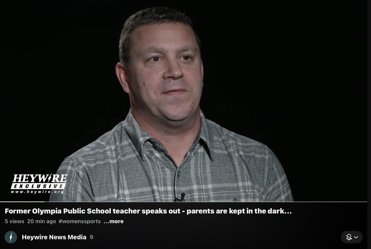 bkheywood's tweet image. Teachers are often afraid of the union or afraid for their job so they are reluctant to talk about what goes on at WA state schools.  First break in the damn as this teacher gives a small peak at the efforts by schools to keep secrets from parents.  

youtu.be/55qZ11W7BWY?si…