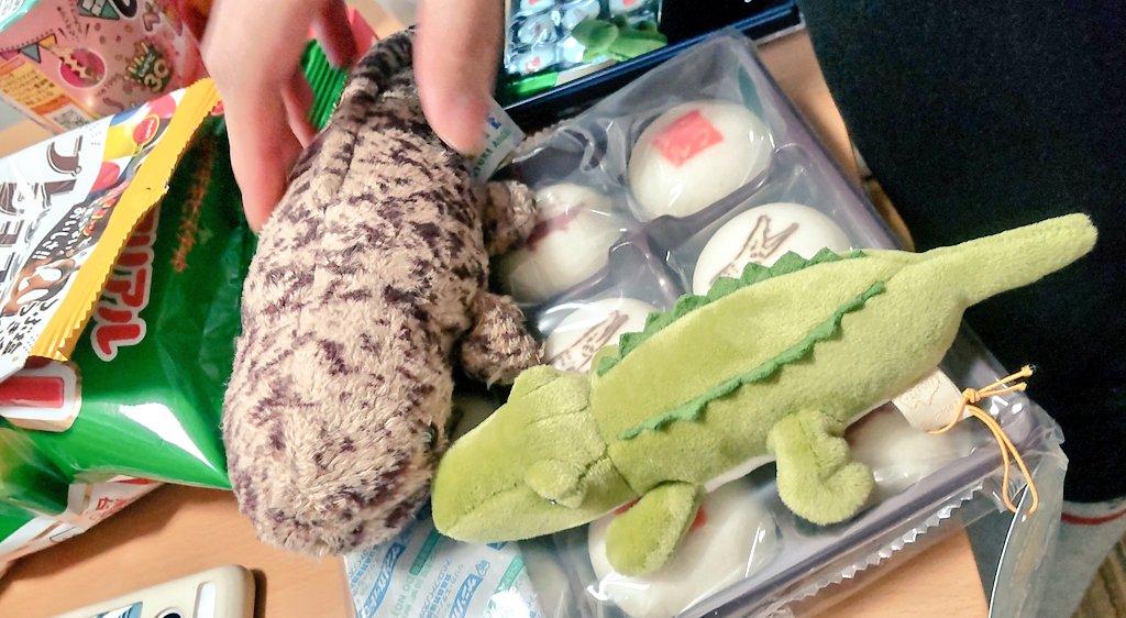 ワニとオオサンショウウオをありえんくらい遊んでもらえてかなり良かった