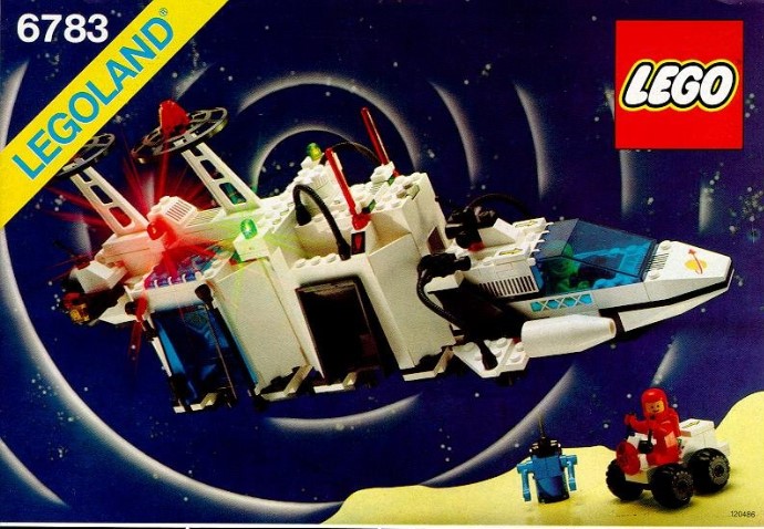 blocksmagazine's tweet image. Subscribe at BlocksMag.com for more throwbacks! 6783 Sonar Transmitting Cruiser, an absolute unit of a #ClassicSpace set, was released in 1986. Contributing to its chunky design are those white Castle wall corners, as well as a light and sound brick system. 🚨

#Space