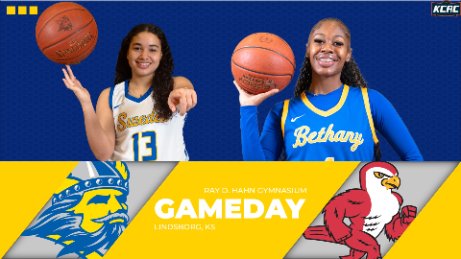 BethanySwedes's tweet image. 🏀🏀GAMEDAY🏀🏀
⭐️Women's Basketball⭐️
🆚 Friends University Falcons
🏟️Garvey Center
📍Wichita, Kan.
⏰5:00 PM
💹bethanyswedes.com/sports/wbkb/20…

#RockarStockar #DalaDown #GoSwedes