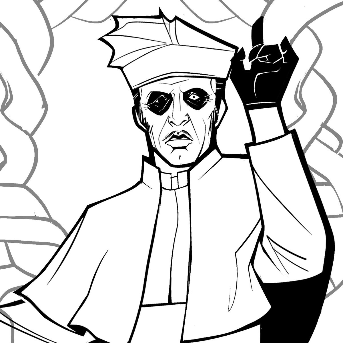 Primero, segundo, tercero y el cardenal
#thebandghost