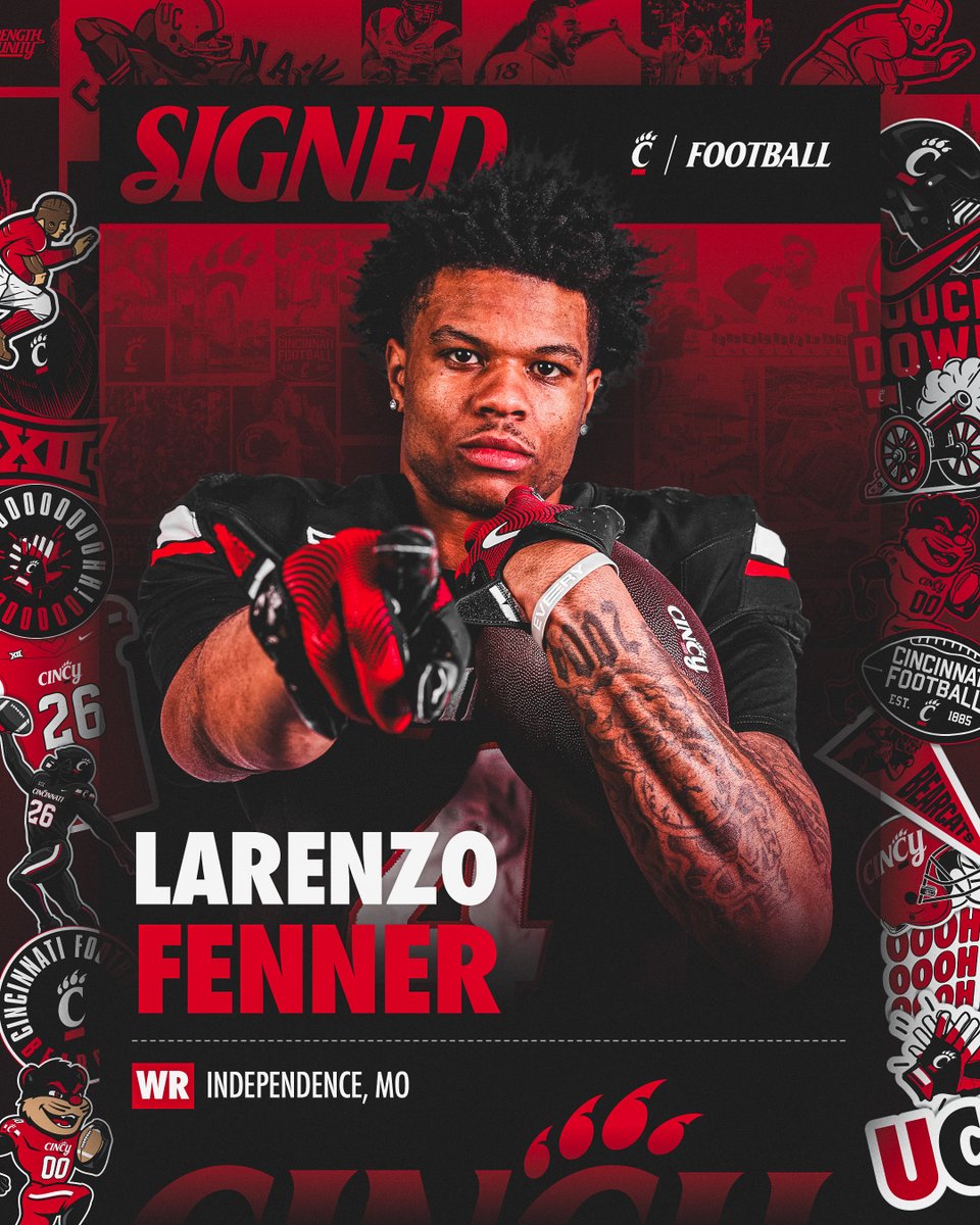 🐾 Welcome to Cincinnati, <a href="/LarenzoFenner/">Larenzo Fenner</a>!

#GoBearcats