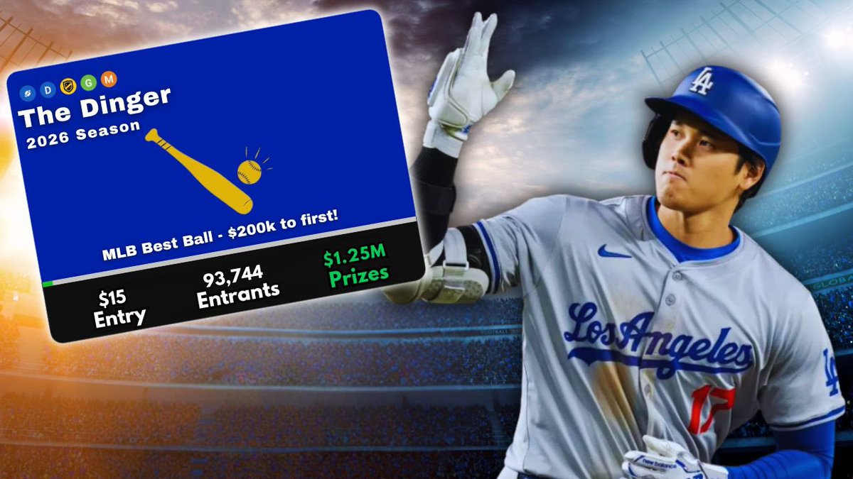 I can’t promise the streaming streak is starting tonight… but it just might be.

Live again for some DINGER drafts and maybe we can talk some football! 

We are back. Come say hello. 

Link in replies🔗⬇️