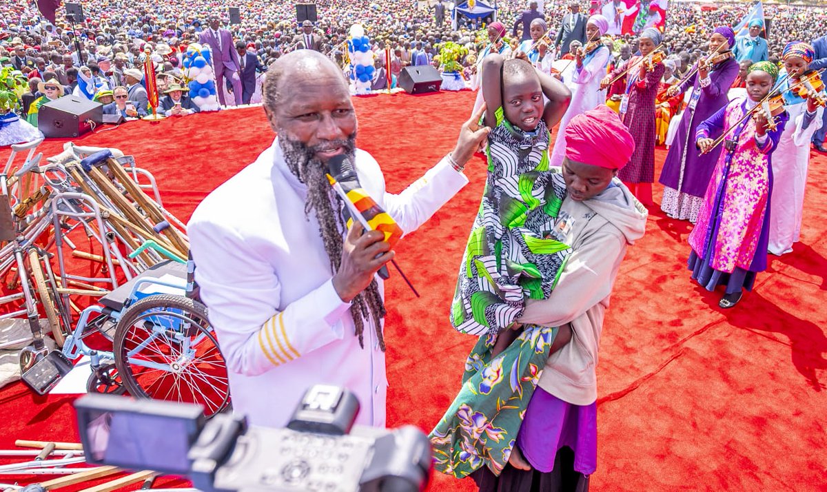 The meeting that took place in Nakuru was tremendous. The LORD  visited  and healed many sick conditions  in the broad day light without any edited broadcast #JesusDeletesHIV