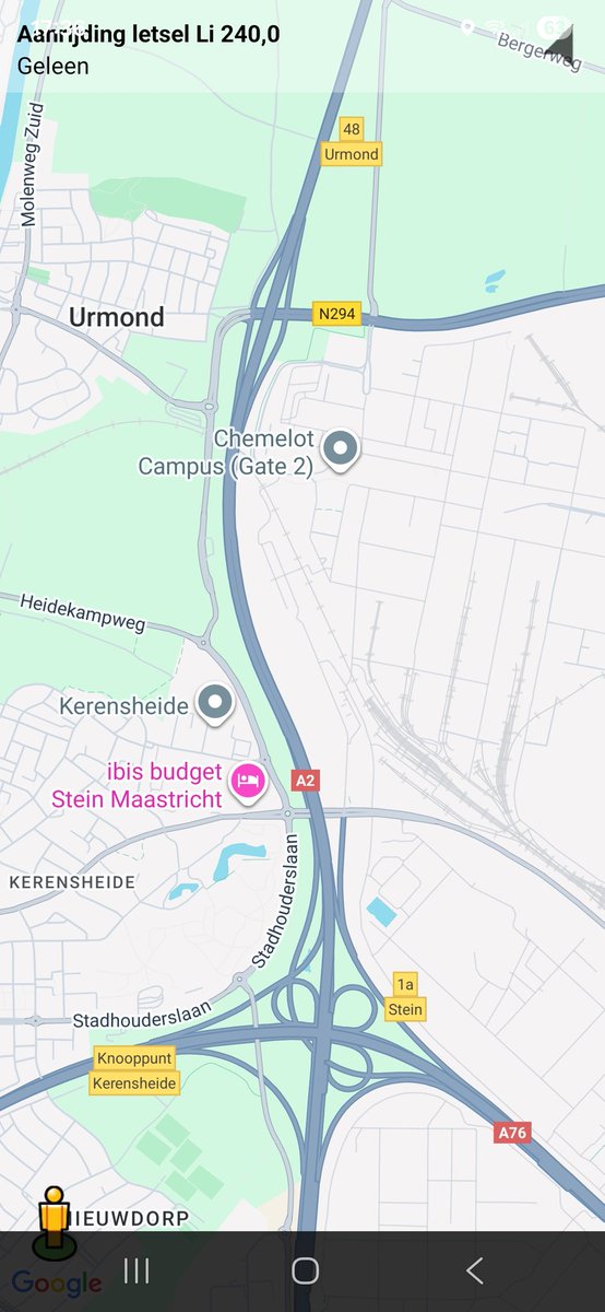 Aanrijding met letsel op A2 bij Geleen