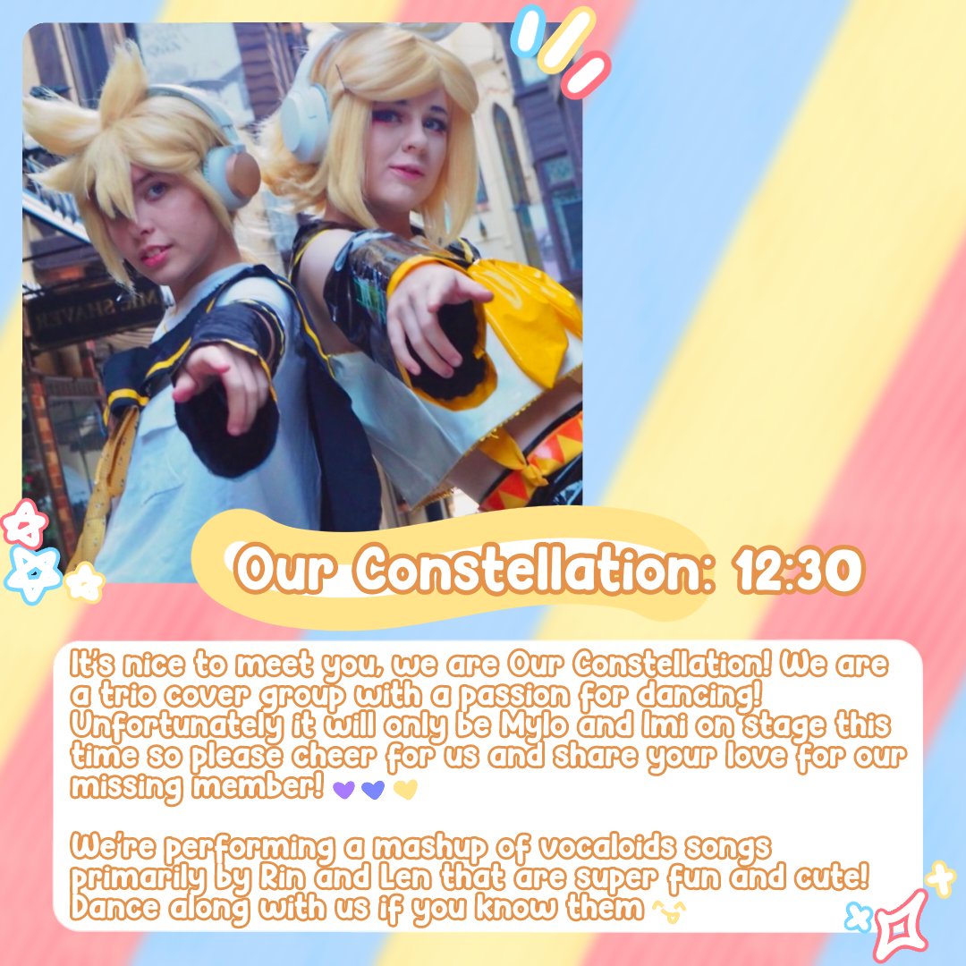 For our first ever EPIC Stage we have 9 EPIC performances waiting for you! 🪩

🎪Come over to the Market Hall and watch all of these amazing performers show off all their hard work and practice!

Part 2/3