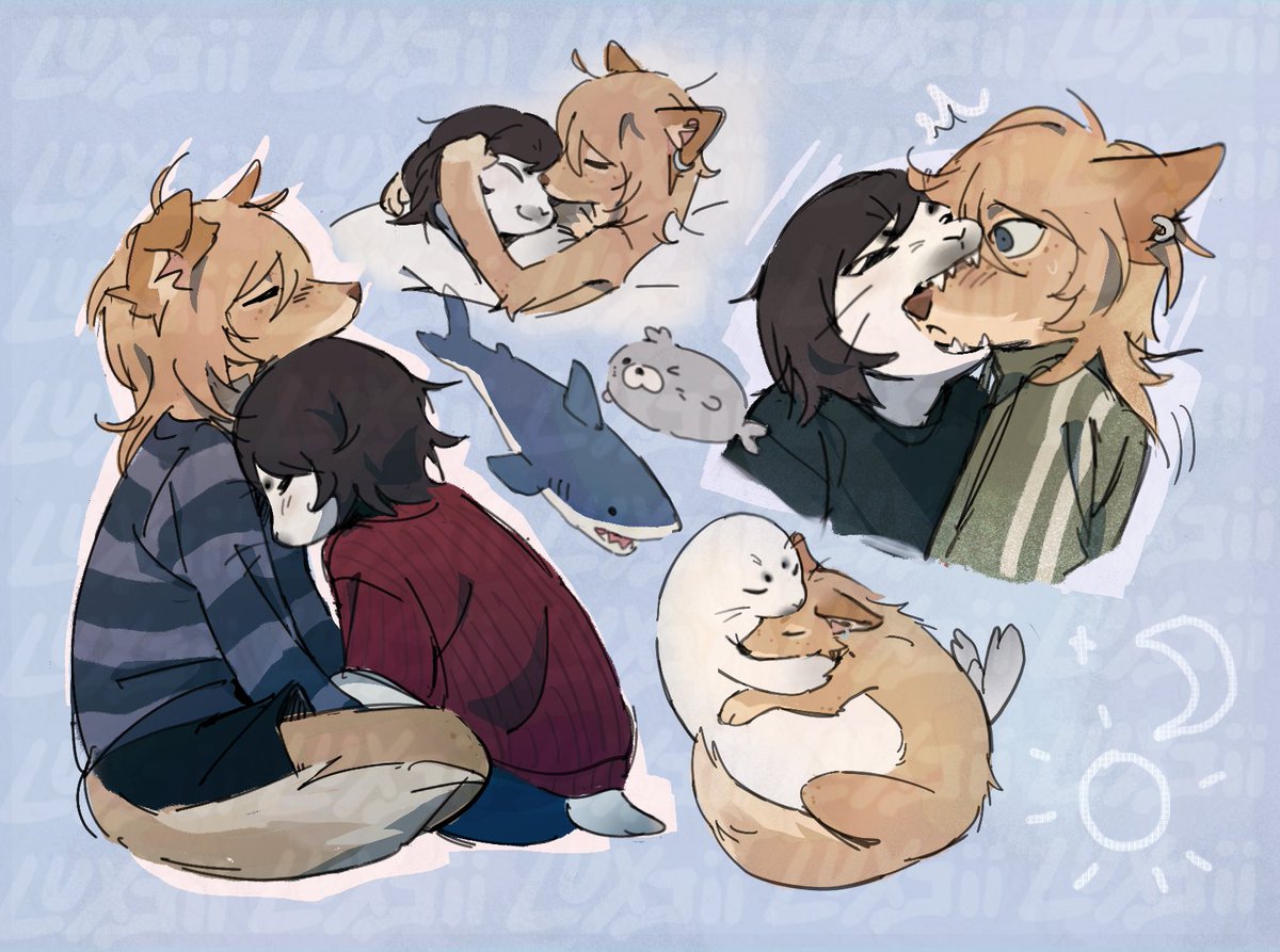 luxjii's tweet image. Flying tomorrow to see Nico @uiiyru ✈️✈️✈️ 
It’s been too long, we’re meeting half way in Europe 
#furryart #furry