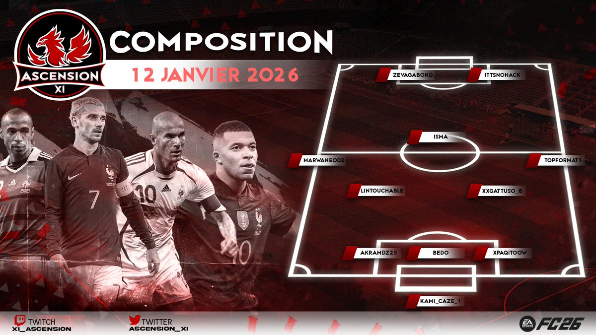 Première foulée pour nos joueurs. 🔥
Après plus d’un mois d’attente, nous faisons enfin notre entrée sur la scène compétitive ce soir.

Au programme :

2 matchs de <a href="/VPGFrance_/">VPG France</a> 🇫🇷
2 matchs de <a href="/SwissVPG/">VPG Switzerland 🇨🇭</a>  🇨🇭