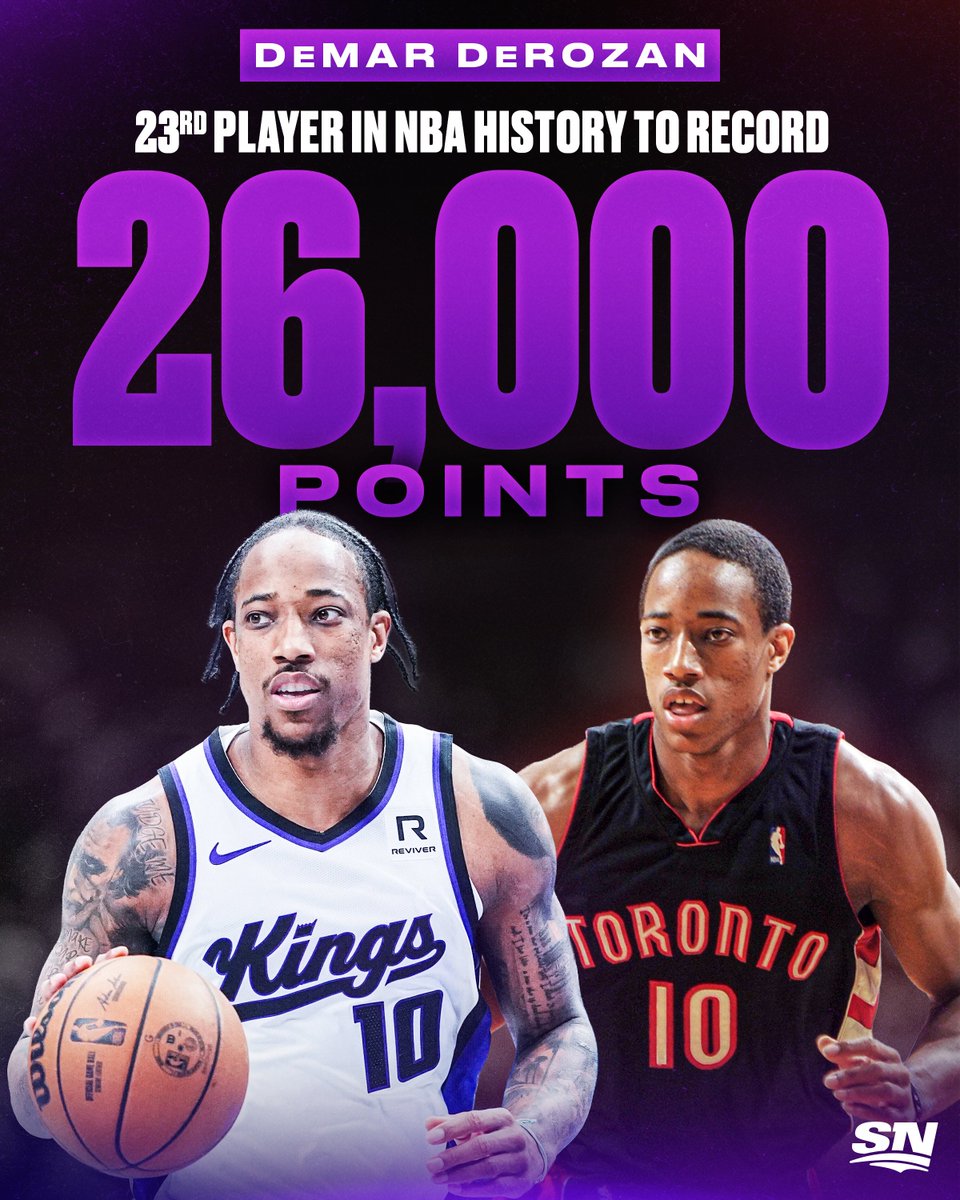 Another scoring milestone for DeMar DeRozan 👏