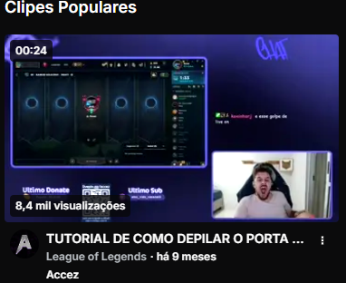 bizarro q o clipe mais visto da minha live é sobre depilar as bolas